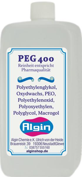 Glycol PEG 400 1000ml Polyethylene Reinheit entspricht Pharmaqualität